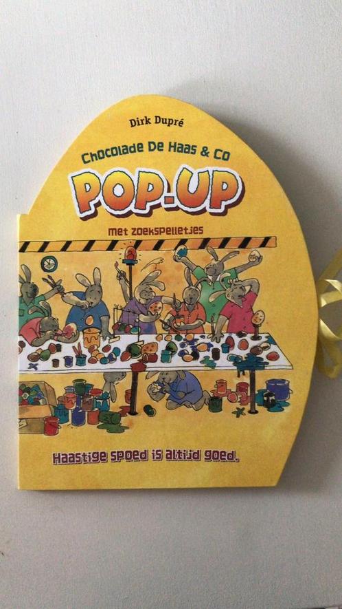 🐣 Chocolade de Haas pop up boek met zoekspelletjes pasen, Boeken, Kinderboeken | Kleuters, Zo goed als nieuw, Fictie algemeen