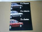 VW Passat 3 x Beter 1 / 1985 8 pag., Verzenden, Zo goed als nieuw, Volkswagen