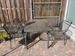Tuinset van metaal, Tuin en Terras, Ophalen, Gebruikt, Tuinset, Eettafel