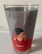 Glas van Cinzano mix in  style. Hoogte 12,5 cm., Ophalen of Verzenden, Zo goed als nieuw, Borrel- of Shotglas