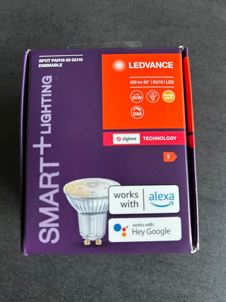Ledvance GU10 spot zigbee (doos 4 stuks), Huis en Inrichting, Lampen | Losse lampen, Nieuw, Led-lamp, Minder dan 30 watt, Ophalen