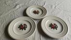 3 Wedgewood Moss Rose Gebaksbordjes, Ophalen, Gebruikt, Overige typen, Wedgwood