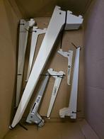 Partij diverse plank/systeemdragers, Doe-het-zelf en Verbouw, Hang- en Sluitwerk, Ophalen, Gebruikt, Overige materialen, Overige typen