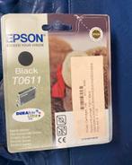 Epson black T0611 cartridge, Computers en Software, Printerbenodigdheden, Ophalen of Verzenden, Zo goed als nieuw
