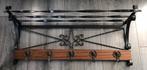 Wand kapstok metaal met hout, Huis en Inrichting, Woonaccessoires | Kapstokken, Gebruikt, Minder dan 100 cm, Metaal, Ophalen