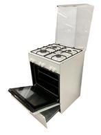 Bosch gasfornuis / elektrische oven, model HGV425124N # 9928, Witgoed en Apparatuur, Fornuizen, Gebruikt, Grill, 4 kookzones, Fornuis