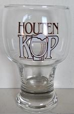 Houten Kop Bierglas op dikke voet, Ophalen of Verzenden, Zo goed als nieuw, Glas of Glazen, Overige merken