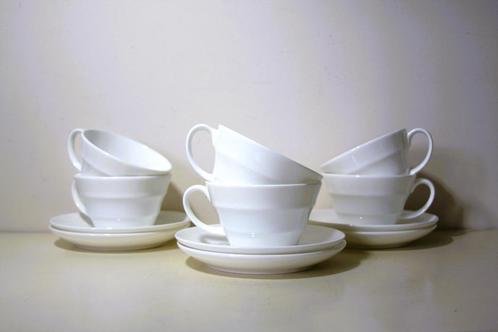 Bijenkorf Collection kop en schotels (6x), Huis en Inrichting, Keuken | Servies, Nieuw, Kop(pen) en/of Schotel(s), Overige stijlen