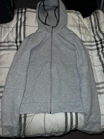 Hugo Boss modern fit hoodie with zipper M medium grijs grey beschikbaar voor biedingen
