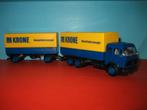 Krone  MERCEDES  combi  Herpa, Ophalen of Verzenden, Zo goed als nieuw, Bus of Vrachtwagen, Herpa