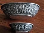 Balinese ovale zilveren offerschalen antiek, Ophalen of Verzenden