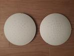 2 plafonnieres met patroon, Ophalen, Gebruikt, Glas