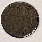 1 Cent uit 1922 van Wilhelmina, Postzegels en Munten, Munten | Nederland, Verzenden, Koningin Wilhelmina, 1 cent, Losse munt