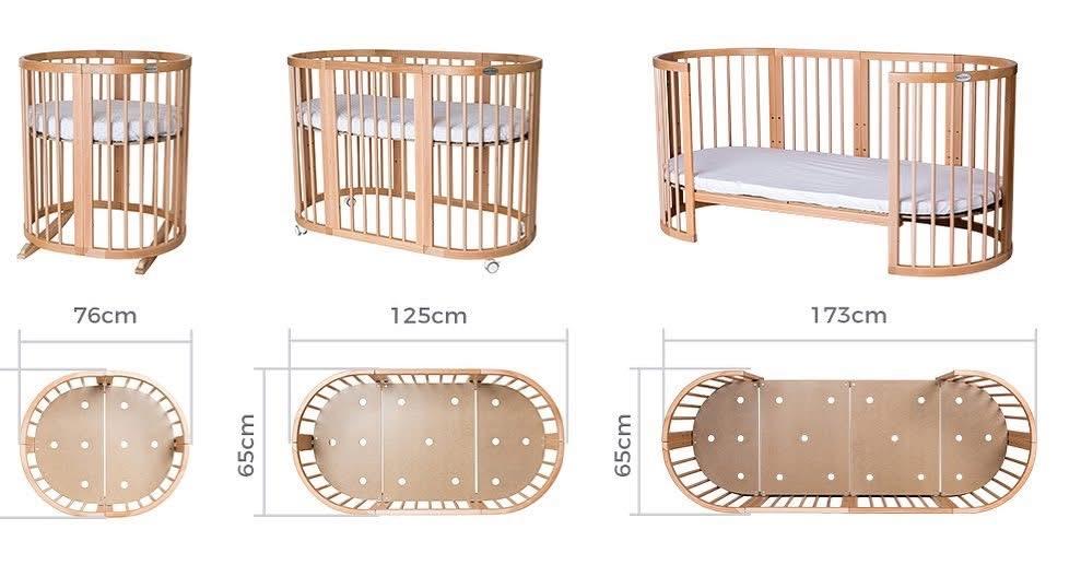 Meegroeibed Hout - smart bed, Kinderen en Baby's, Babywiegjes en Ledikanten, Ophalen of Verzenden, Nieuw, Ledikant