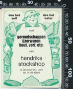 Sticker: Hendriks Stockshop - Uden, Ophalen of Verzenden, Zo goed als nieuw, Bedrijf of Vereniging