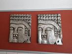 2 leuke wandversiering Buddah's, Ophalen of Verzenden, Zo goed als nieuw