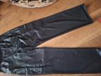 Leer look .10 day s broek .nieuw, Ophalen of Verzenden, Zo goed als nieuw, Zwart, Lang