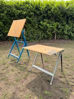 2 Ahrend Cirkel tekentafels bureaus werktafels kindertafel, Doe-het-zelf en Verbouw, Tekentafels, Ophalen, Gebruikt, Minder dan 130 cm