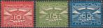 Nederland- 1921- Luchtpost - NVPH LP-1 t/m LP-3 - O, Verzenden, T/m 1940, Postfris