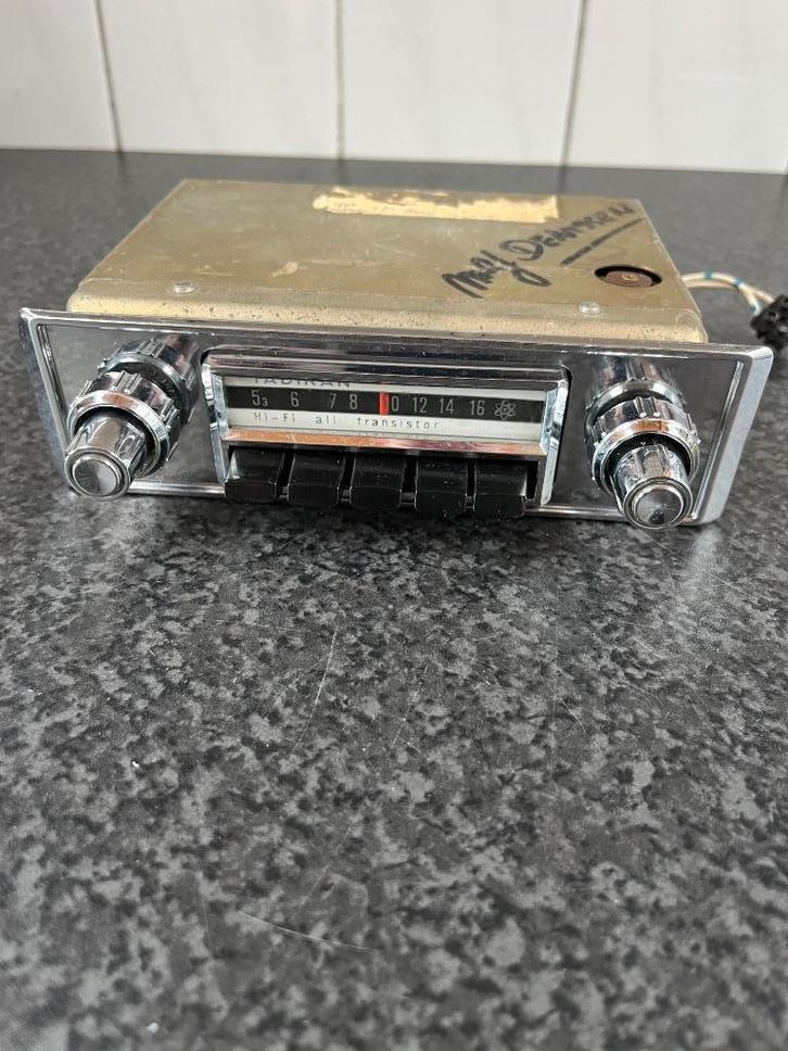 Vintage Tadiran Tel Aviv AM autoradio ., Auto diversen, Autoradio's, Gebruikt, Ophalen of Verzenden