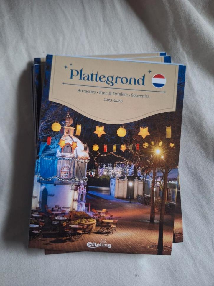 Efteling Plattegrond 2025-2026, Verzamelen, Efteling, Nieuw, Ophalen of Verzenden