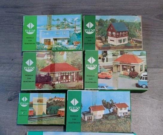 6 Vero Bouwpakketten - Compleet Dorp!, Hobby en Vrije tijd, Modeltreinen | H0, Nieuw, Brug, Tunnel of Gebouw, Gelijkstroom of Wisselstroom