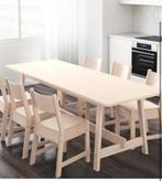 Prachtige eettafel IKEA NORROKER tafel 220 cm NIEUW, Huis en Inrichting, Tafels | Eettafels, Ophalen, 50 tot 100 cm, Vijf personen of meer