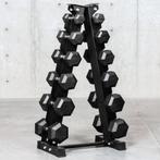 2.5-15kg Hex Dumbbell Pakket en rek, Sport en Fitness, Fitnessmaterialen, Ophalen, Nieuw, Benen, Dumbbell