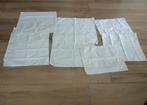 9 oude servetten, Verzamelen, Ophalen of Verzenden, Gebruikt