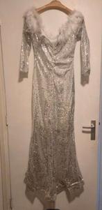 Gloednieuw pailletten avondjurk Maat S tot M, Kleding | Dames, Ophalen of Verzenden, Nieuw, Zwart, Galajurk