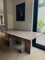 Schitterende vintage marmeren eettafel (180x90), Ophalen, Overige materialen, Gebruikt, Vintage