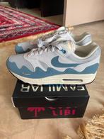 Nike air max 1 patta wave noise aqua us9, Blauw, Nike, Nieuw, Ophalen of Verzenden
