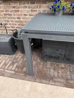 Hartman Aluminium Tuintafel 100x160 cm - Antraciet, Ophalen, Gebruikt, Rechthoekig, Aluminium