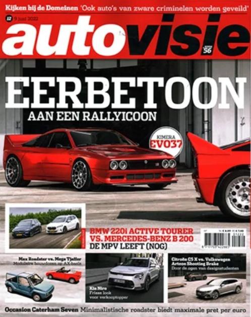 Autovisie 12 2022 : Max Roadster - Mega Tjaffer - Caterham, Boeken, Auto's | Folders en Tijdschriften, Gelezen, Algemeen, Ophalen of Verzenden