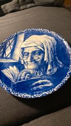 Wandbord. Boch la Louviere delfts blauw bord, Antiek en Kunst, Ophalen of Verzenden