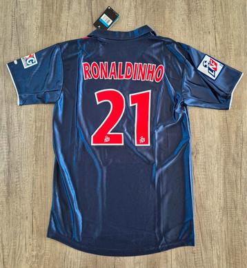 Nieuw Nike PSG Paris Saint Germain shirt 01/02 Ronaldinho M beschikbaar voor biedingen