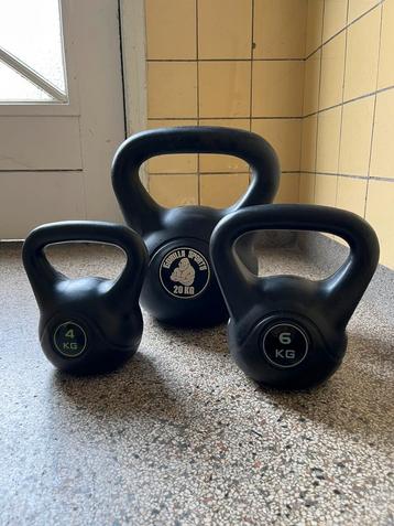 4-delige Kettlebell set beschikbaar voor biedingen