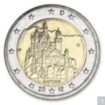 Duitsland - 2 euro 2012 - Neuschwanstein G ( Karlsruhe ) beschikbaar voor biedingen