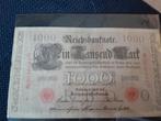 Duitse 1000 Mark Bankbiljet - 1910, Ophalen of Verzenden, Duitsland, Los biljet