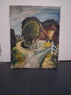 Naïef schilderij, 1938, Ophalen of Verzenden