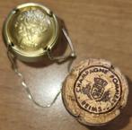 Champagnecapsule & kurk POMMERY Goud gestempeld nr.102, Verzamelen, Nieuw, Frankrijk, Ophalen of Verzenden, Champagne