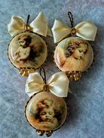 Kerstballen vintage,  handgemaakt, Ophalen of Verzenden