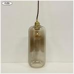 Qazqa hanglamp rookglas H 30 cm Lampen meerdere op voorraad, Ophalen of Verzenden, Nb, Nb, Modern