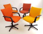 Artifort bureaustoelen oranje SETPRIJS ploegstof vilano, Huis en Inrichting, Stoelen, Twee, Overige kleuren, ., Ophalen of Verzenden