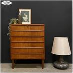 Deens Design Vintage ladekast Kast Hanbjerg Møbelfabrik, Huis en Inrichting, Ophalen, Gebruikt, 5 laden of meer, 100 tot 150 cm