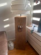 Zware massieve dukdalf staande lamp, Huis en Inrichting, Ophalen of Verzenden, Zo goed als nieuw, 150 tot 200 cm