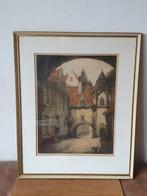 Kleuren ets Anton van Hemert Limburg Rustig hoekje, Ophalen