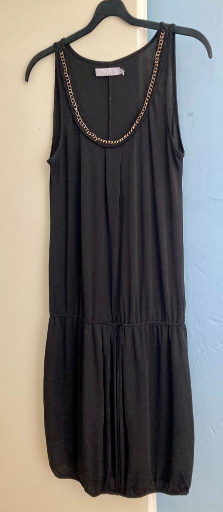 Zwarte Zomerjurk van het merk Zoi., Kleding | Dames, Jurken, Gedragen, Maat 42/44 (L), Zwart, Onder de knie, Ophalen of Verzenden