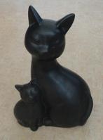 Beeld 2 katten  (keramiek), Ophalen of Verzenden