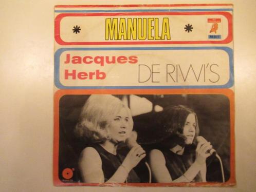 JACQUES HERB # MANUELA / IK WIL NOG EVEN MET JE PRATEN., Cd's en Dvd's, Vinyl | Nederlandstalig, Zo goed als nieuw, Levenslied of Smartlap